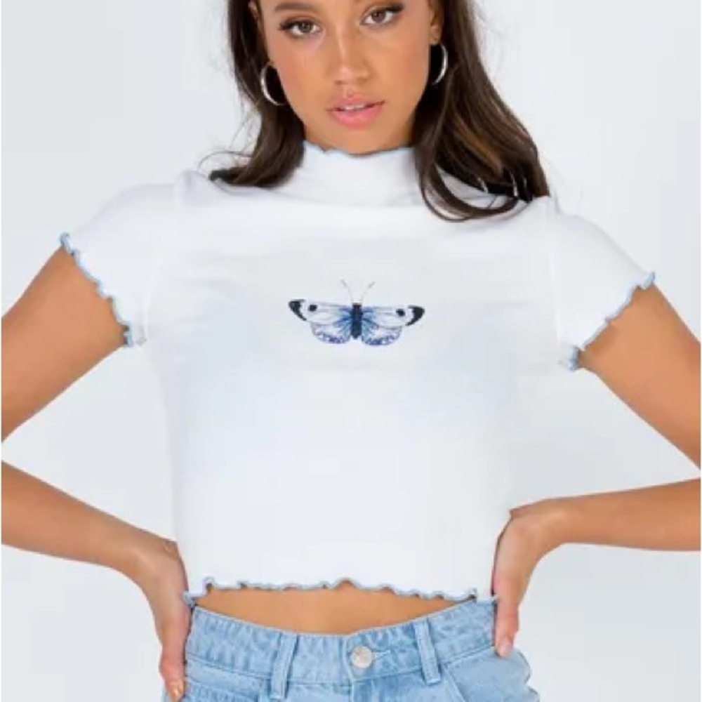 princess polly butterfly shirt